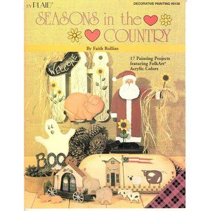 Plaid Seasons in the Country Decorative Projects For Folk Art Acrylics